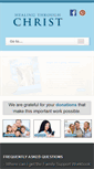 Mobile Screenshot of healingthroughchrist.org